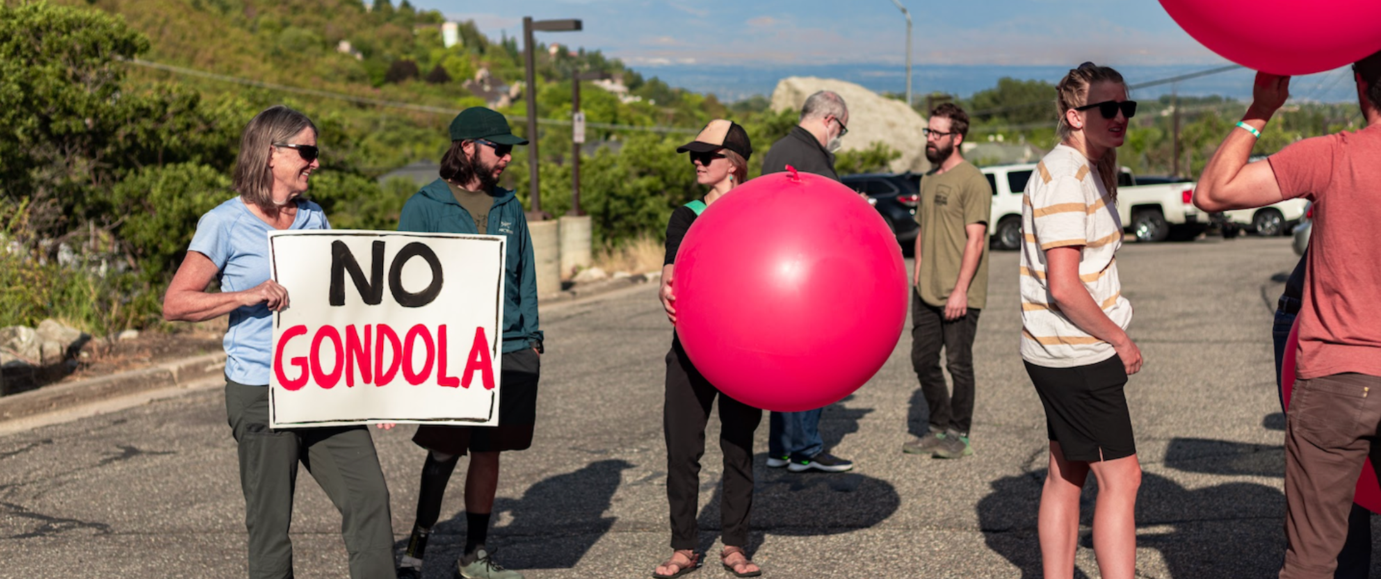 No gondola photo by SAMUEL WERSTAK at SOC demonstration